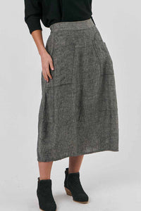 NATURALS BY O & J  Skirt GA384 -Carbon