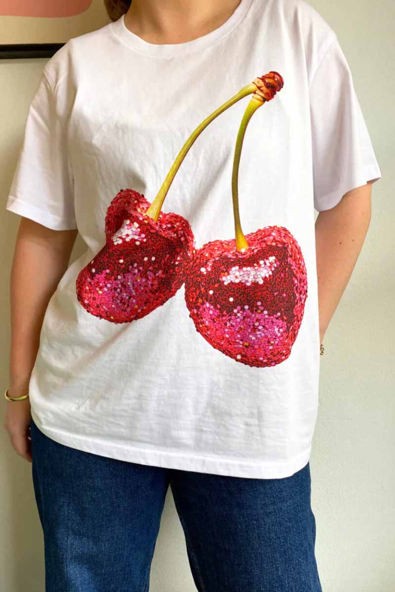 BAD BATCH Sparkly Cherries Tee