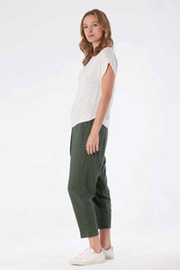 CARBON THE LABEL Cleo Hessian Top - Natural White