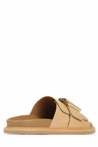 EOS Dede Leather Sandal - Tan