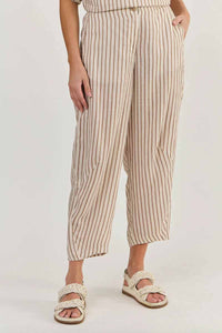 NATURALS BY O & J GA524 Linen Pant - Ginger Slice