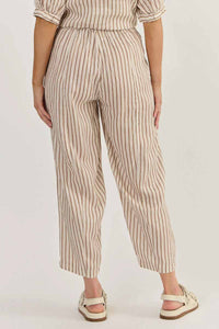 NATURALS BY O & J GA524 Linen Pant - Ginger Slice