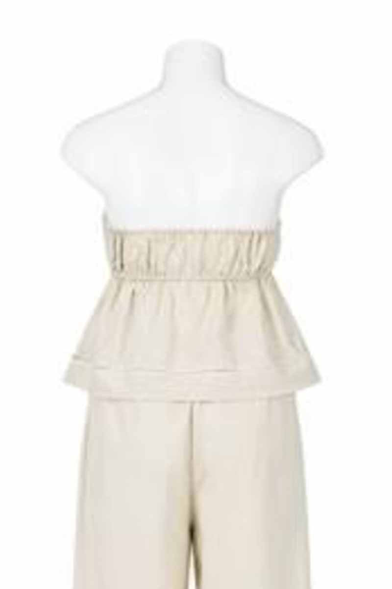 LOLA Strapless Top - Beige