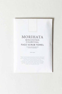 MORIHATA Binchotan Charcoal Face Scrub Towel