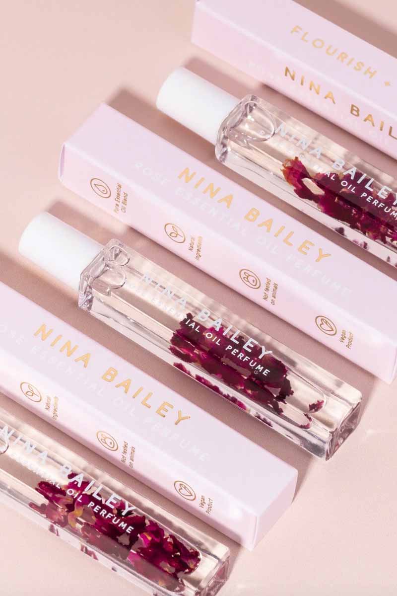 NINA BAILEY Rose Essential Oil Perfume