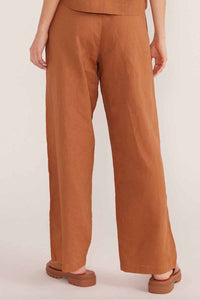 MINKPINK Rya Straight Leg Pant - Bronze