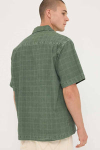 ROLLAS Tile Cord Bowler Shirt - Thyme