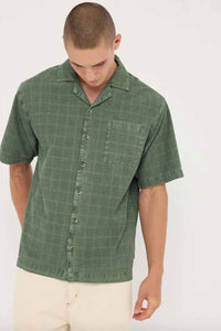 ROLLAS Tile Cord Bowler Shirt - Thyme