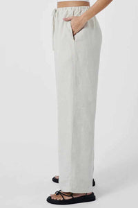 MVN South Beach Linen Pants - Whie