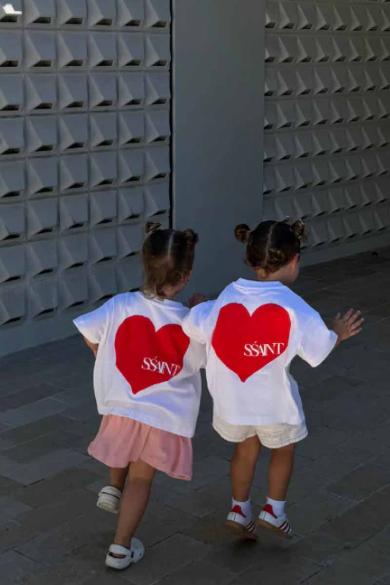 SŚAINT Kids Red Heart Tee