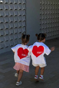 SŚAINT Kids Red Heart Tee