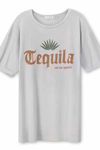 THE LAUNDRY ROOM Tequila Oversized Tee - Star Dust