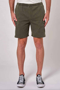 ROLLAS Tradie Cargo Short - Faded Army