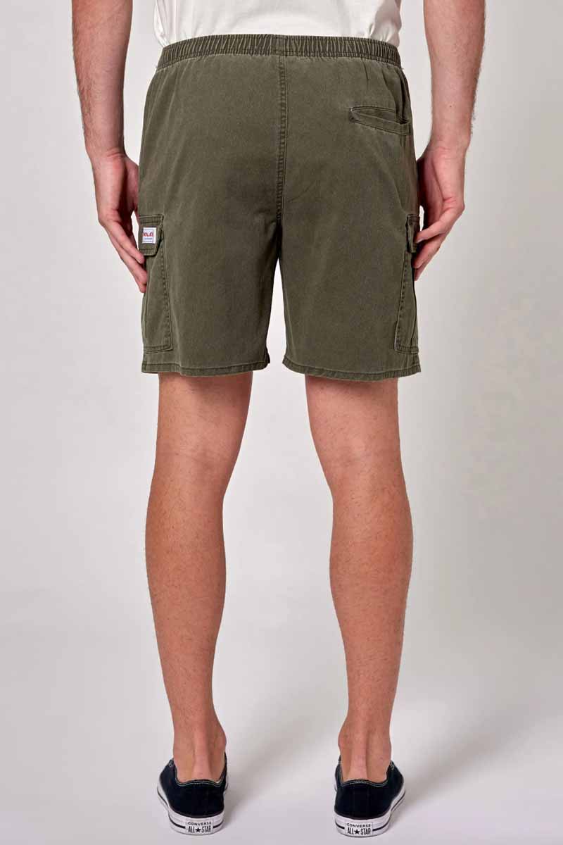 ROLLAS Tradie Cargo Short - Faded Army