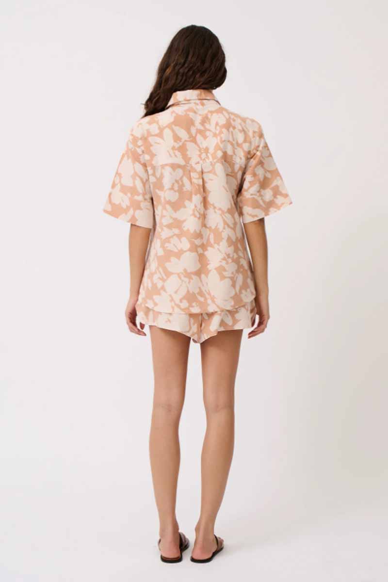 CARTEL & WILLOW Tully Shirt - Floral Sand